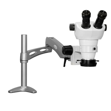 Scienscope NZ Stereo Zoom Microscope With Low-Profile LED On Articulating Arm NZ-PK3-R3E